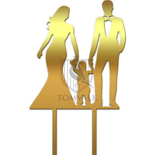 Topper tort nunta "Family"