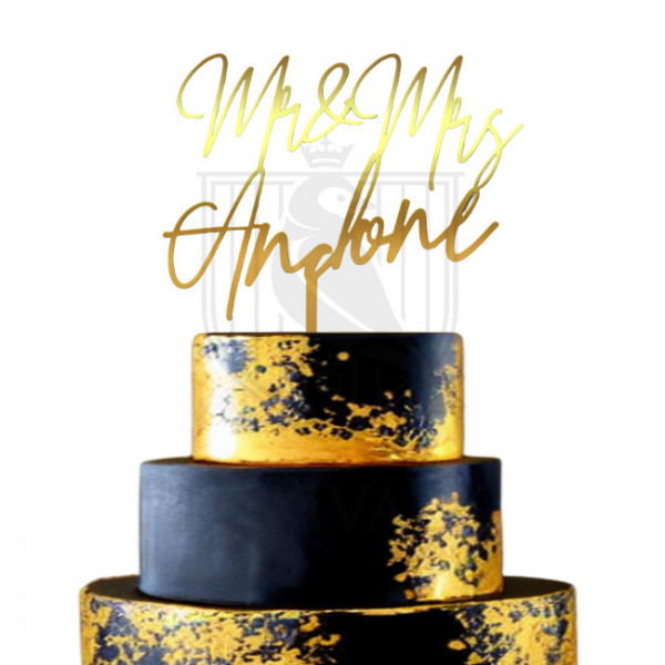 Topper tort nunta personalizat PrF