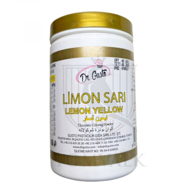 Colorant Pudra (liposolubil) - Dr.Gusto - 100 g - GALBEN LEMON