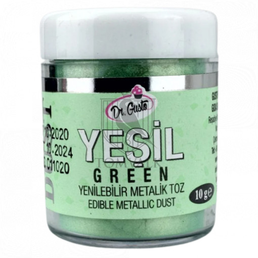 Colorant Pudra Metalizat - Dr. Gusto - 10 g - VERDE