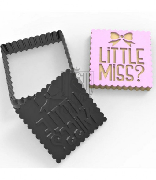 Decupator cu embosator Little Miss Model 21177