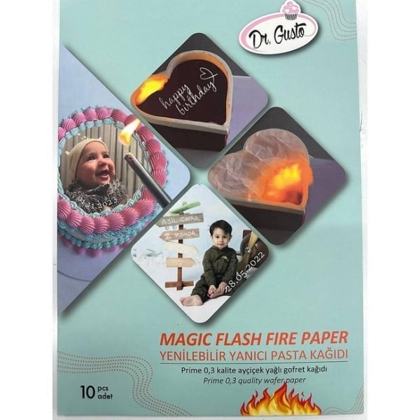 Pachet 10 buc Flash paper - 20x26 cm - Dr.Gusto