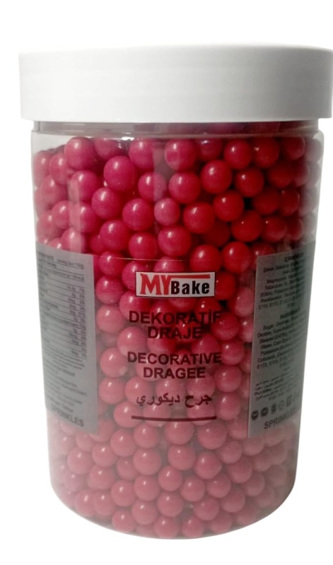 Perle 8 mm - Rosu - MyBake - 1 KG