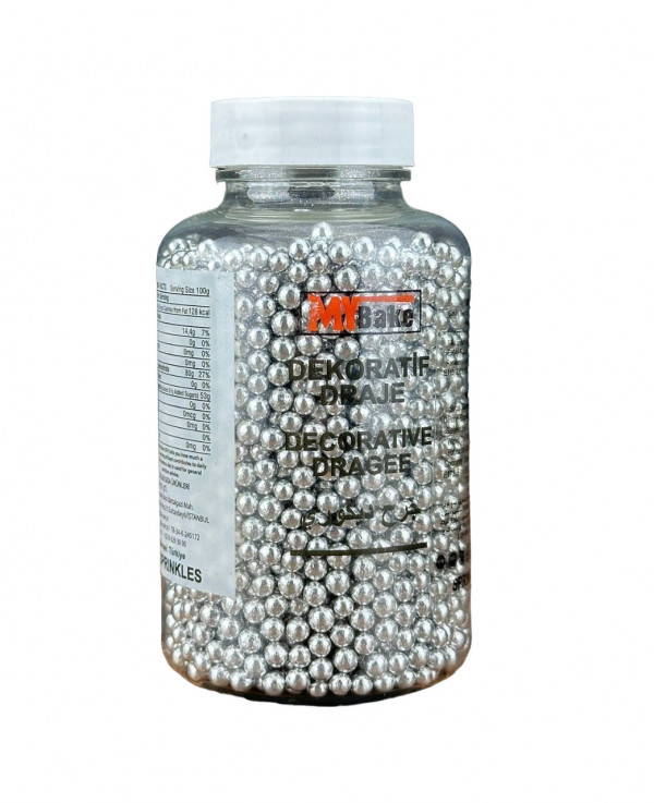 Perle nr.1 (aprox 3 mm) - ARGINTIU - MyBake - 200 g
