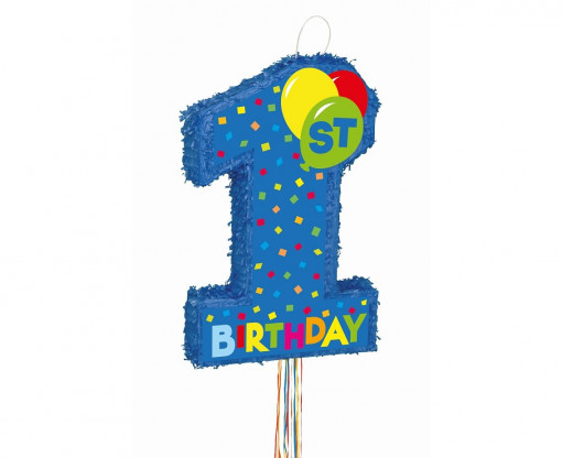 Piñata 1st Birthday Albastra