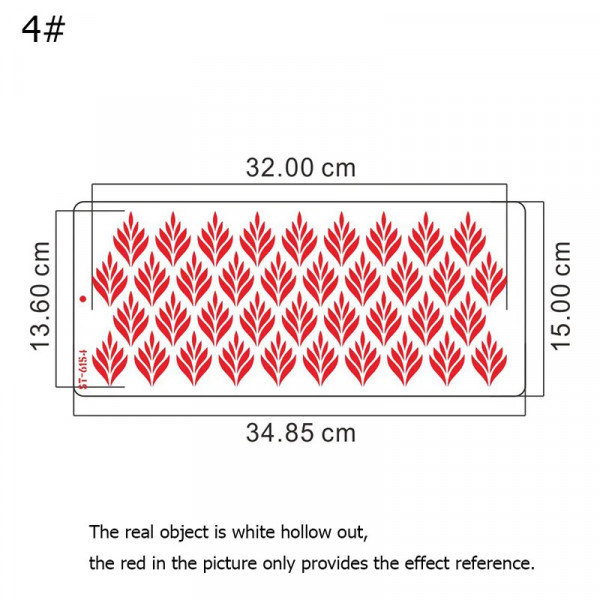 Sablon decorare tort Model T090072