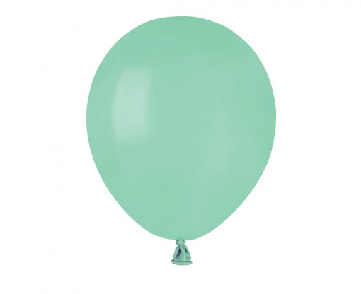 Set 100 baloane latex 13 cm - verde menta