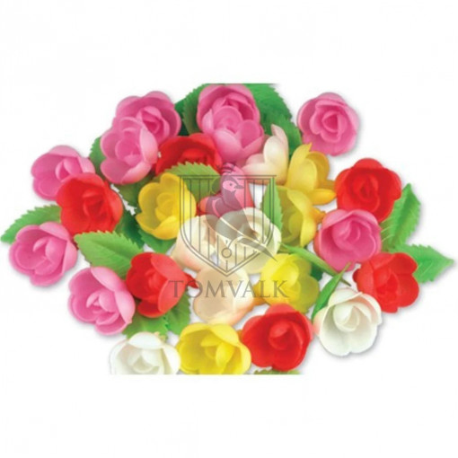 Set 25 trandafiri mari din Vafa Pentru decor - Mix 15