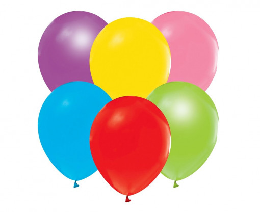 Set 50 baloane latex 30 cm - Mix Pastel