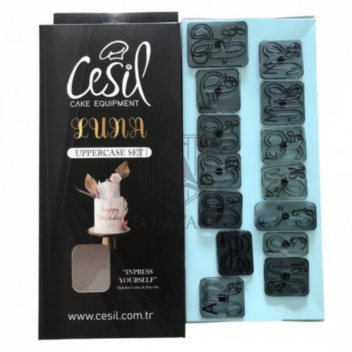 Set decupatoare - Litere mari - Cesil
