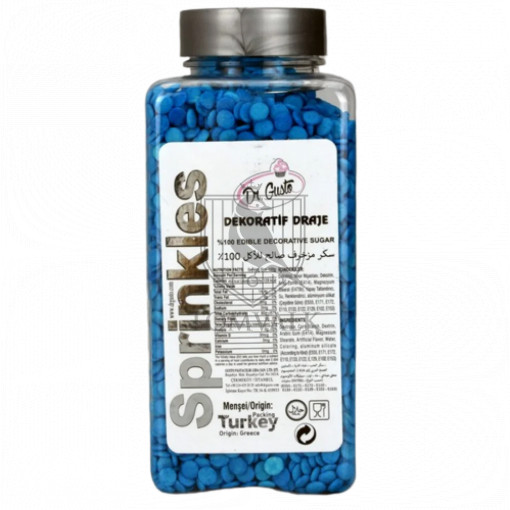 Sprinkles Confetti albastru - Dr Gusto - 200g
