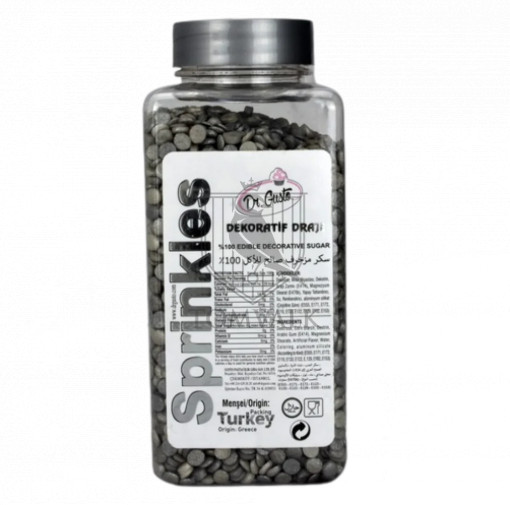Sprinkles Confetti Argintiu - Dr Gusto - 200g
