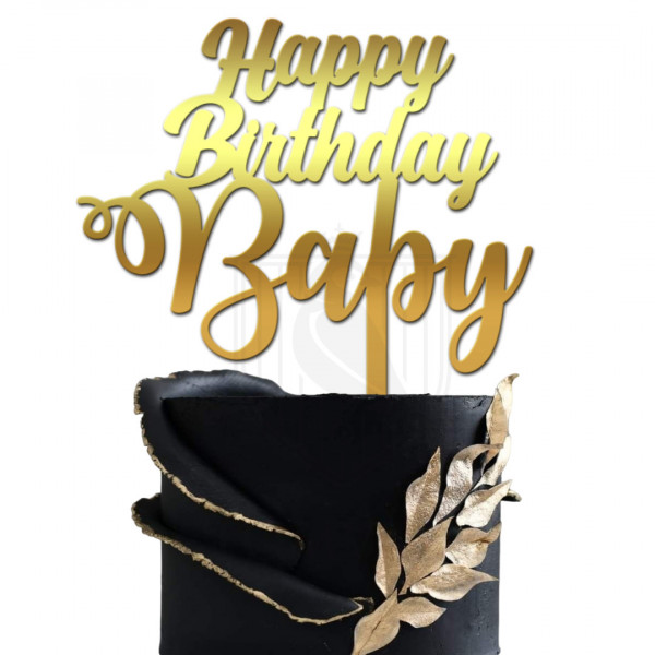 Topper tort "Happy Birthday Baby" I