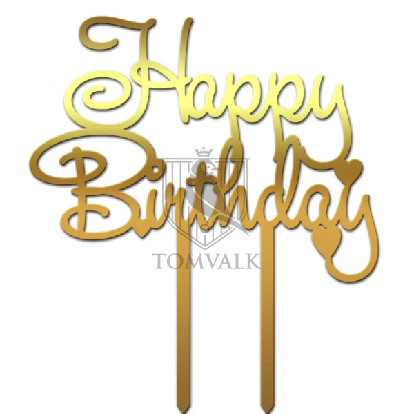 Topper tort "Happy Birthday" TD