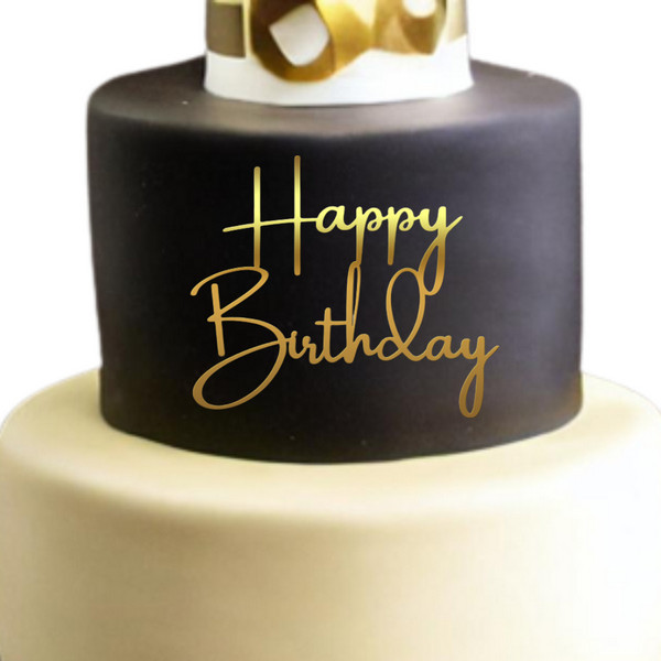 Cake Topper "Happy Birthday" FP9f