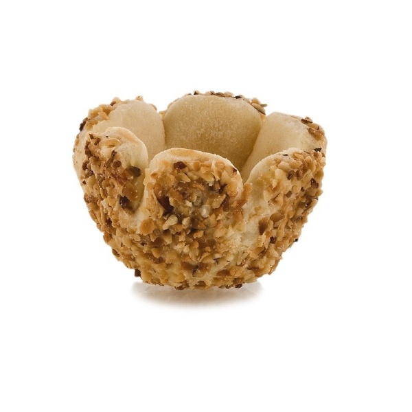 Cestini frolla granella nociolla/Cosulete foietaj cu decor de alune – cut. 140 buc - Orma Italia