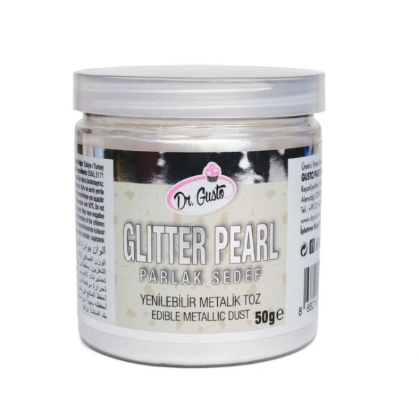 Colorant Pudra Metalizat - Dr. Gusto - 50 g - GLITTER PEARL (SIDEF)
