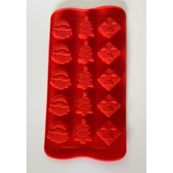 Forma de silicon cu 15 cavitati - Christmas - T13166