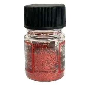 Glitter non-alimentar pentru decor - Rosu - 10g - MyBake