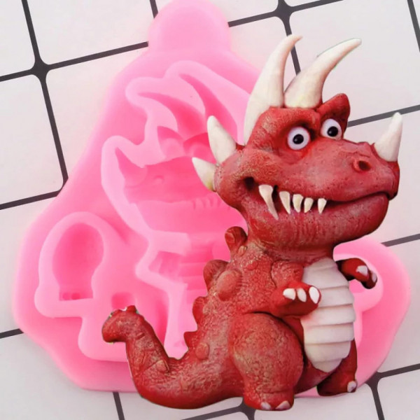 Mulaj din silicon - Dinozaur T09241