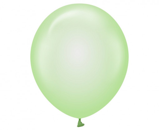 Set 10 baloane latex 30 cm - Verde Cristal