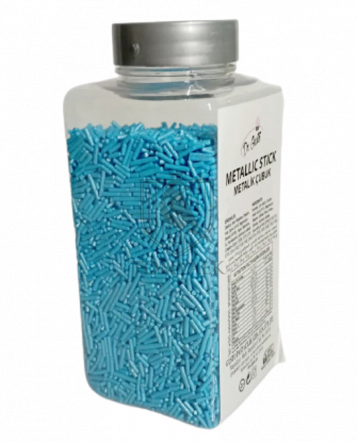 Sprinkles betisoare - ALBASTRU METALIC - Dr Gusto - 150 g