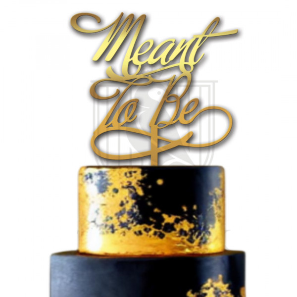 Topper tort nunta "Meant to be"