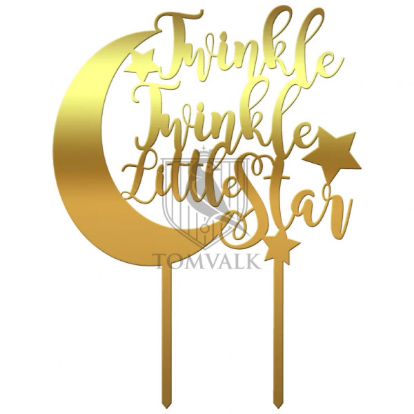 Topper tort "Twinkle, twinkle, little star" L2