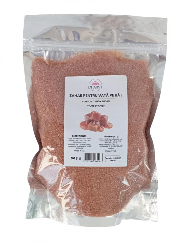 Zahar pentru vata pe bat - Tofee - Dharst - 0,5 kg