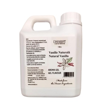 Aroma gel naturala – VANILIE – Dharst – 1 L