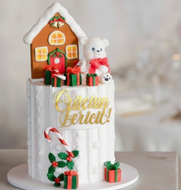 Cake topper "Crăciun Fericit" FP2 - Img 3