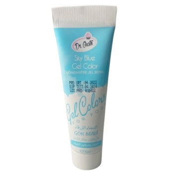 Colorant alimentar gel Dr.Gusto - ALBASTRU DESCHIS - BLUE SKY - 100g