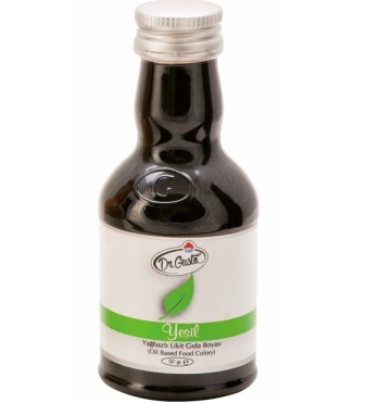 Colorant alimentar lichid liposolubil - Dr. Gusto - VERDE - 50 gr
