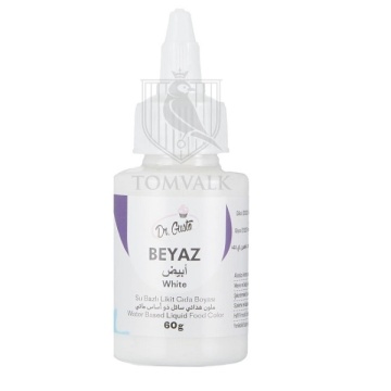 Colorant alimentar lichid pe baza de apa - Dr. Gusto - ALB - 60 gr