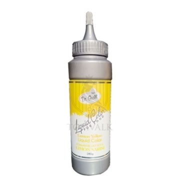 Colorant alimentar lichid pe baza de apa - Dr. Gusto - Galben Lemon - 280 gr