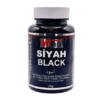 Colorant alimentar liposolubil - pudra - NEGRU - MyBake - 25 gr
