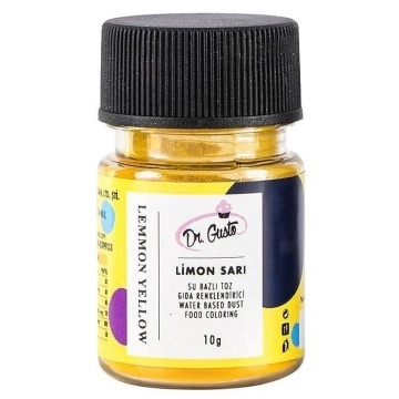 Colorant pudra hidrosolubil - Dr. Gusto - 10 g - GALBEN LAMAIE