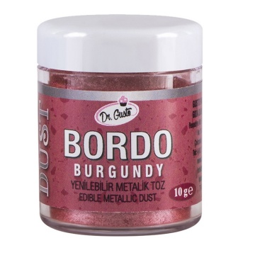 Colorant Pudra Metalizat - Dr. Gusto - 10 g - BORDO