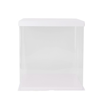 Cutie transparentă pentru tort Dharst – 33,5 x 33,5 x 36(H) cm