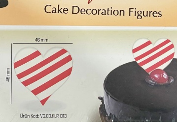 Decoratiuni din ciocolata - Inima DR- cutie 288 buc - Img 2