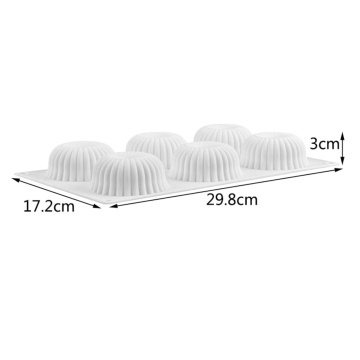 Forma de silicon cu 6 cavitati - Mini Raggio