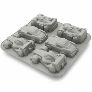 Forma de silicon Masinute cu 6 cavitati 
