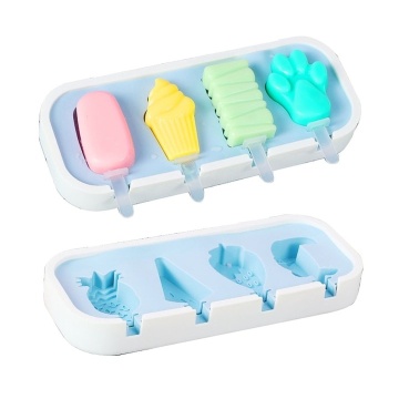 Forma de silicon pentru inghetata cu 4 cavitati - T13611