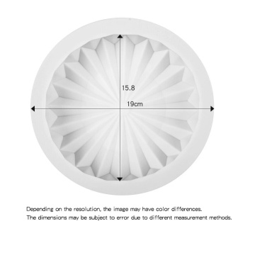 Formă din silicon pentru tort „Origami Sunburst”