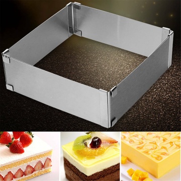 Forma reglabila tort patrate/dreptunghi - 15 cm - 28 cm - H 8cm