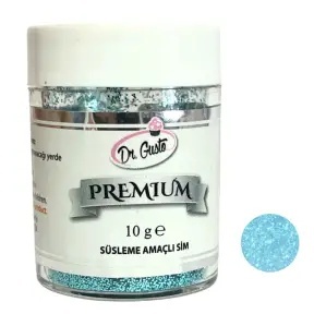Glitter decor necomestibil - Turcoaz - 10 g - Dr. Gusto