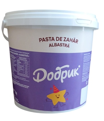 Pasta de zahar – ALBASTRU – 1 kg – Dobryk