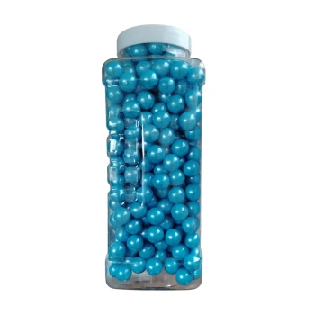 Perle 10 mm - Albastru lucios - 900 gr