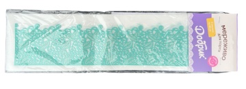 Set 3 dantele comestibile pentru decor - Model 3 - Tiffany (Turcoaz)