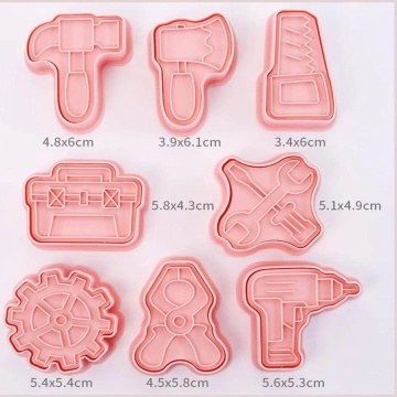 Set 8 Decupatoare cu embosator - Unelte - T10083